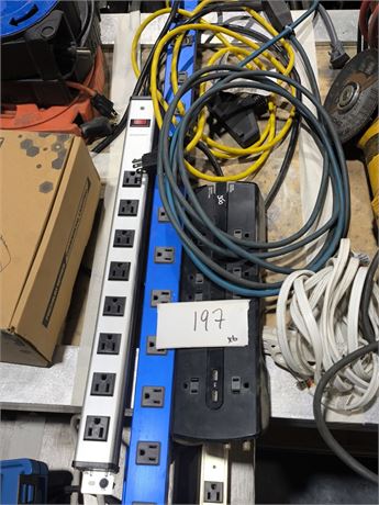 Lot 197 - Electrical Power Strips and Surge Protectors