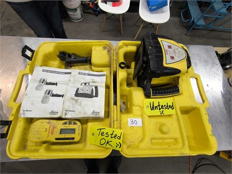 Lot 30 - Leica Rotary Laser Level Kit