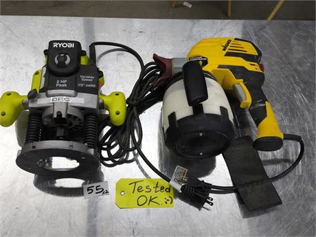 Lot 55 -Corded Power Tools