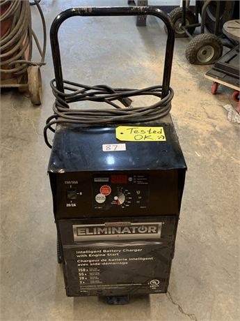Lot 87 - MotoMaster Eliminator Wheeled Battery Charger