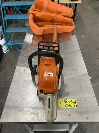 Lot 84 - STIHL Chainsaw with Case