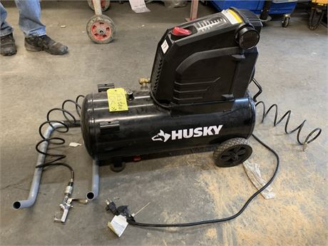 Lot 77 - Husky Air Compressor