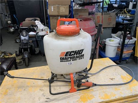 Lot 72 - Echo Diaphragm Backpack Sprayer