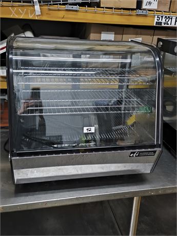 Lot 42 - EFI Sales Ltd. commercial countertop curved glass refrigerator