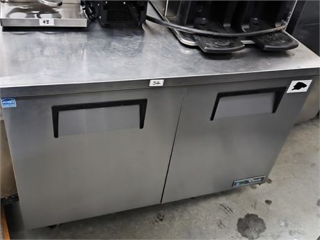 Lot 52 - commercial stainless steel undercounter refrigerator