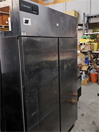Lot 54 - Delfield GBR2P-S stainless steel reach-in commercial refriger