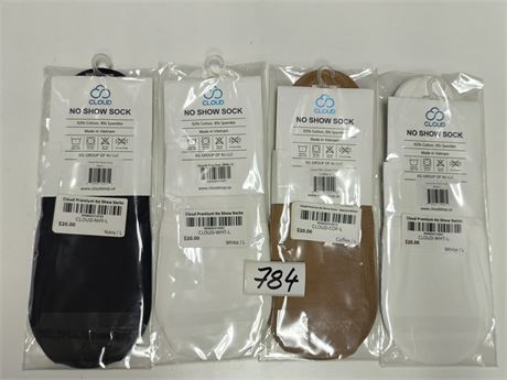 Lot 784 - Cloud Premium No Show Socks