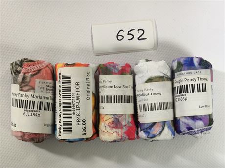Lot 652 - Hanky Panky Low Rise Thong
