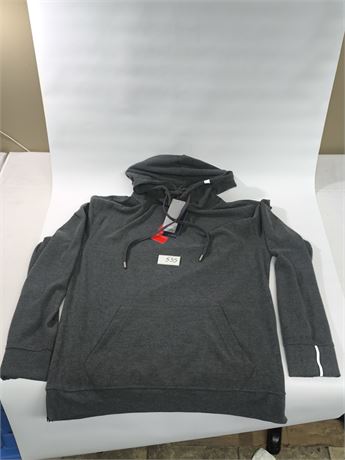 Lot 535 - S Stone Rose Long Sleeve Jersey Fleece Knit Hoodie