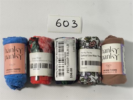 Lot 603 - Hanky Panky Low Rise Thong