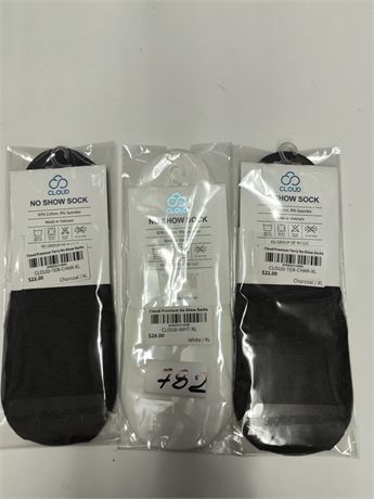 Lot 782 - Cloud Premium No Show Socks