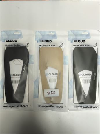 Lot 812 - Cloud Premium No Show Socks