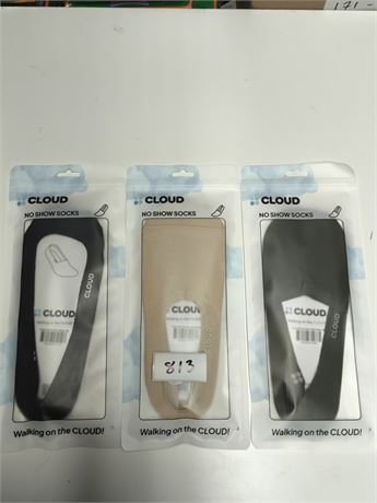 Lot 813 - Cloud Premium No Show Socks