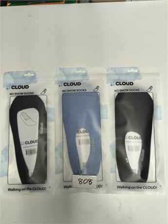 Lot 808 - Cloud Premium No Show Socks