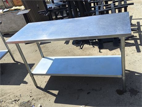 Lot 1-65 - Stainless Steel Table