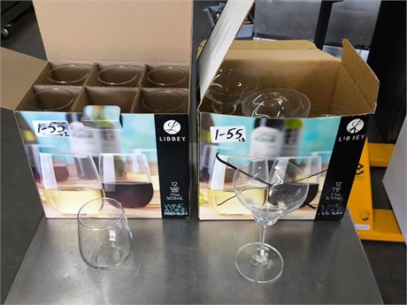 Lot 1-55 - Wine and Margarita Cups
