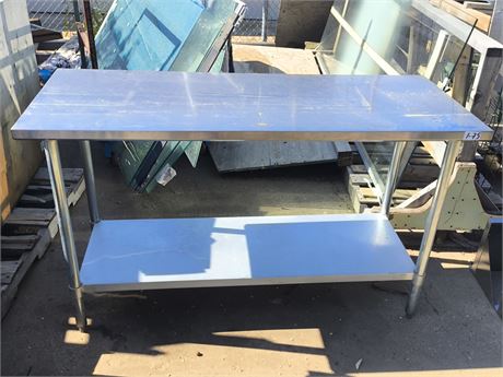 Lot 1-75 - Stainless Steel Table