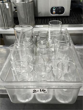 Lot 2-16-Miscellaneous Glass Ware