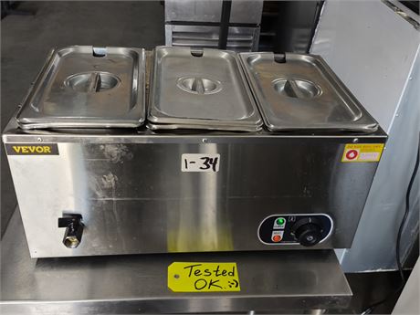 Lot 1-35 - Vevor Food Warmer