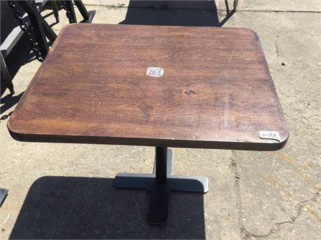 Lot 1-99 - Wood Top Table