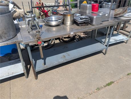Lot 3-3 - Stainless Steel Table
