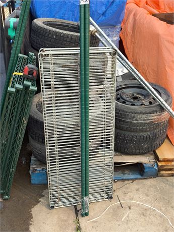Lot 1-136 - Metal Storage Rack
