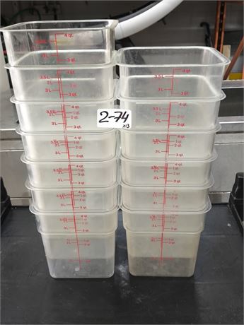 Lot 2-73-Various Containers