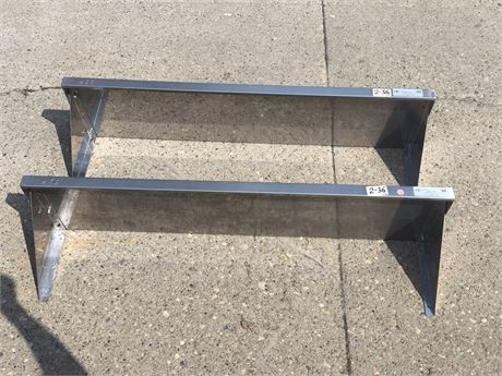 Lot 2-36-Stainless Steel Shelves