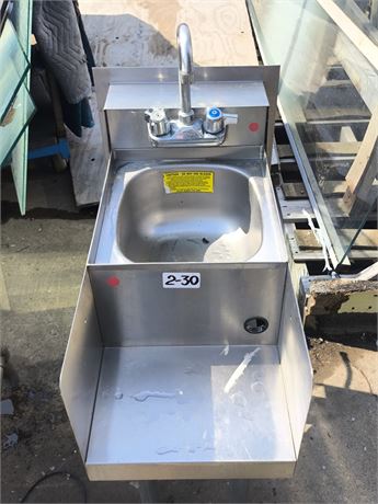 Lot 2-30-Stainless Steel Sink