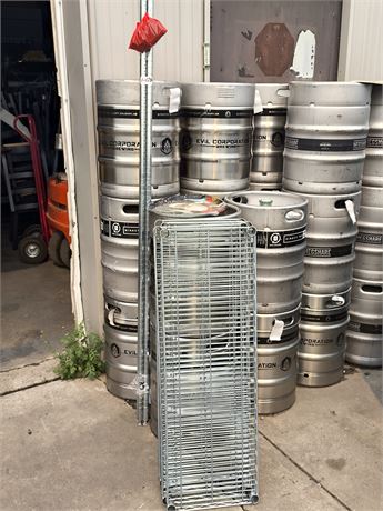 Lot 1-128 - Metal Storage Rack