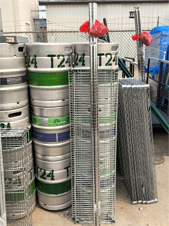 Lot 1-130 - Metal Storage Rack