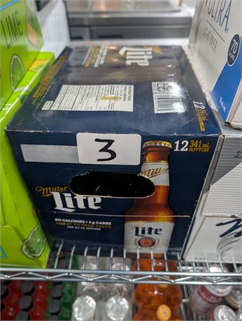 Lot 3 - Miller Light Beer