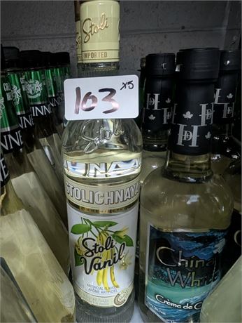 Lot 103 - Stolichnaya Stoli Vanil