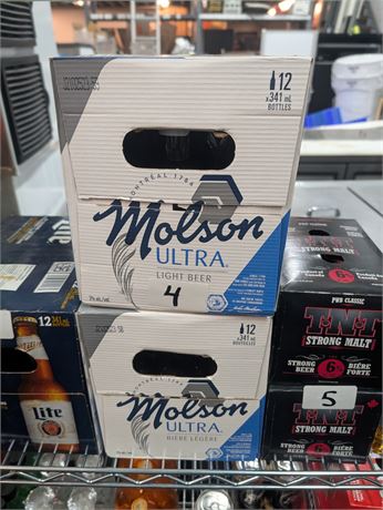 Lot 4 - Molson Ultra Beer