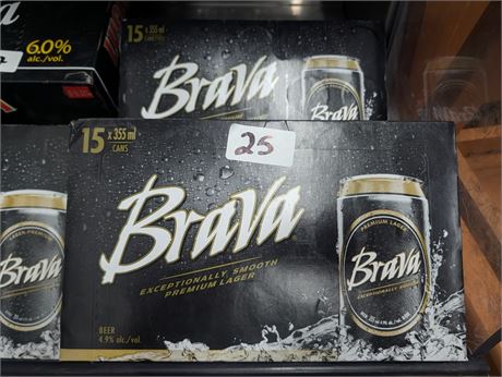 Lot 25 - Brava Premium Lager Beer