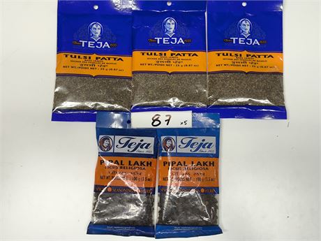 Lot 87 - teja tulsi patta,pipal lakh