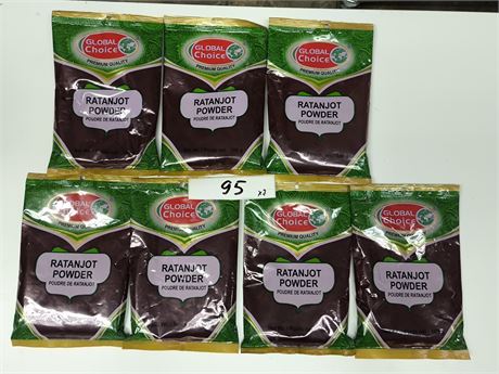 Lot 95 - global choice ratanjot powder