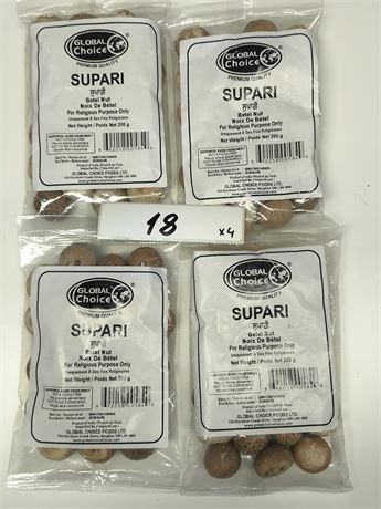 Lot 18-global choice supari
