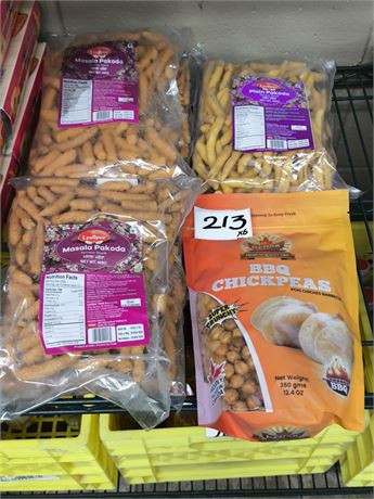 Lot 213 - Mixed Indian Snacks