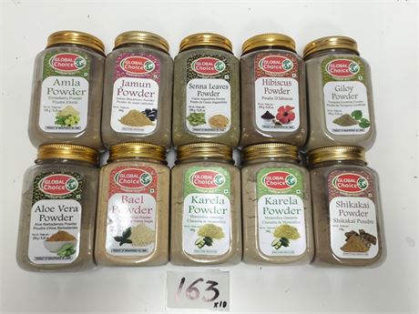 Lot 163 -GLOBAL Mixed Herbal powder