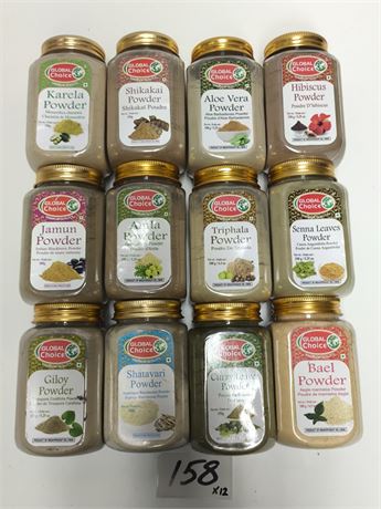 Lot 158 -GLOBAL Mixed Herbal powder
