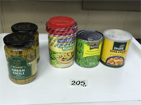 Lot 205 - Mixed Pantry Foods