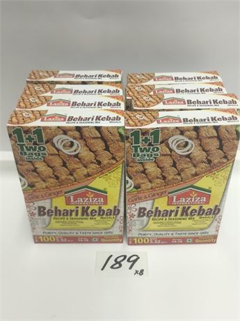 Lot 189 - laziza behari kebab
