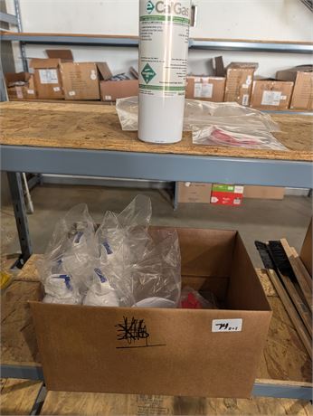 Lot 74 - Calgas Various gas monitoring device testing units, (7) Nozzles