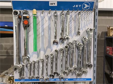 Lot 147 - Jet Wrench Holder with various wrenches
