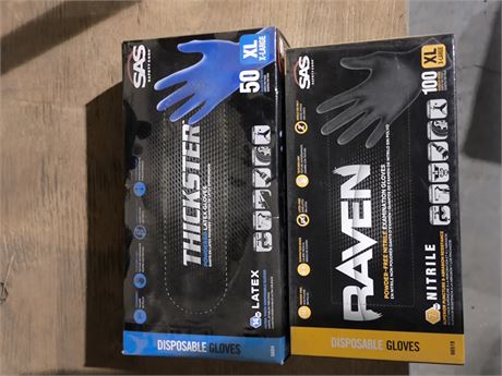 Lot 13 - Raven & Thickster Latex Gloves XL