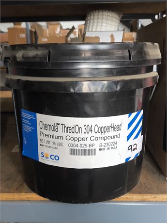 Lot 92 - Chemola Thread on 304 Copper Compound 25 lbs