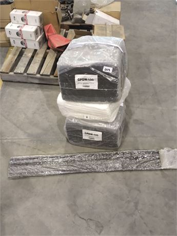 Lot 213 - General Purpose Absorption Pads with rubber entryway pads 12 x 4