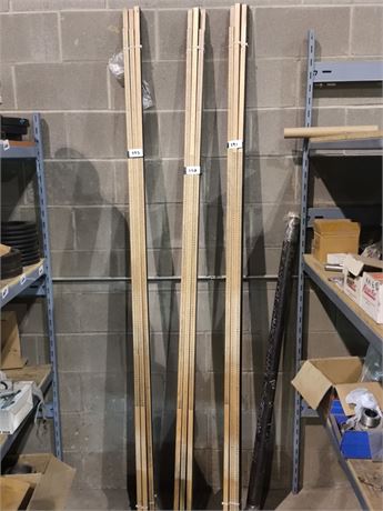 Lot 191 - (3) oversized load measuring sticks