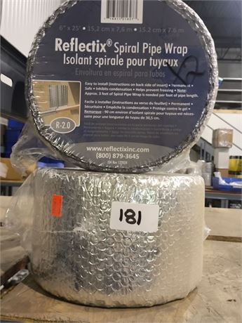 Lot 181 - Spiral pipe rack